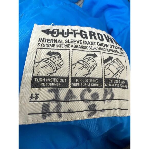 Columbia Boy's Twist Tip Ski Jacket Gray Colorblock Size M 10-12 See Description - Picture 13 of 16